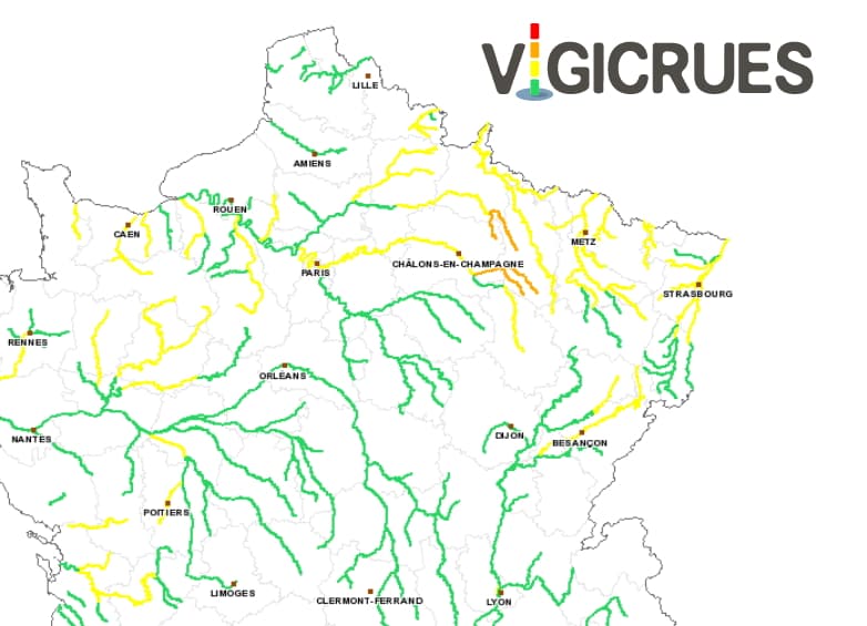 Image d'illustration pour Pluies abondantes et inondations sur le nord-est de la France