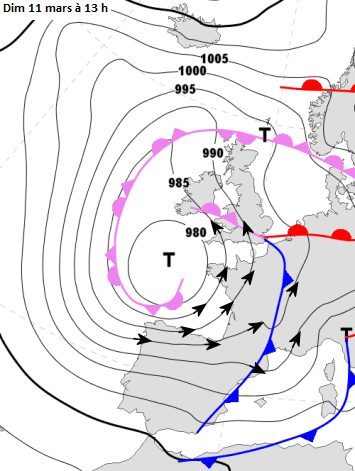 Image d'illustration pour Douceur, vent et orages en marge de la dépression Felix