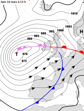 Image d'illustration pour Douceur, vent et orages en marge de la dépression Felix