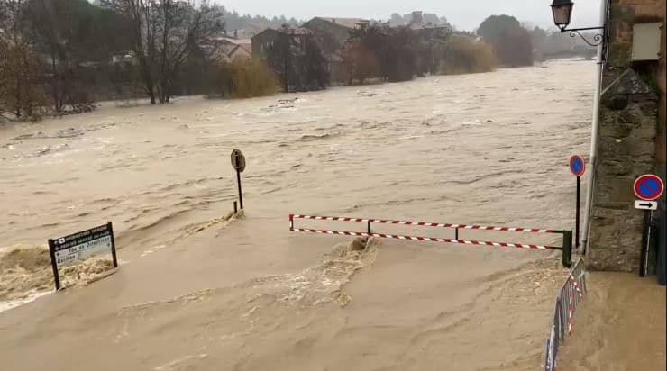 Image d'illustration pour Neige, pluies et crues : bilan des intempéries dans le Roussillon