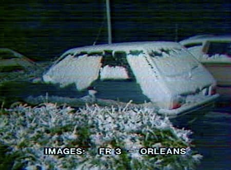 4 cm de neige à Orléans, le 26 octobre 1981