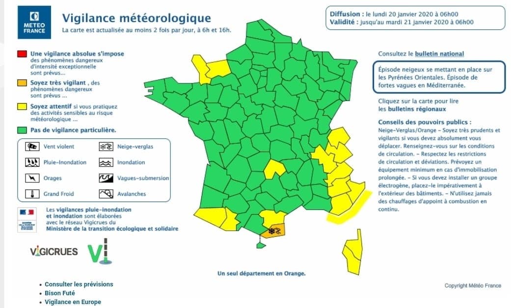 Image d'illustration pour Episode méditerranéen (Aiguat) à surveiller en Roussillon!